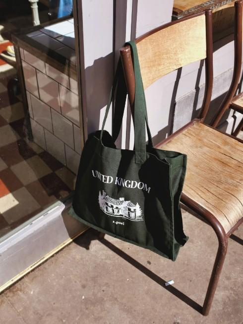 [아포엘] UK canvas bag_green 캔버스백_그린