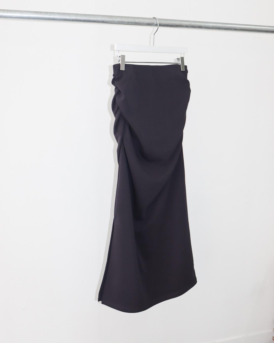 SHIRRING POINT SKIRT (2COLOR)