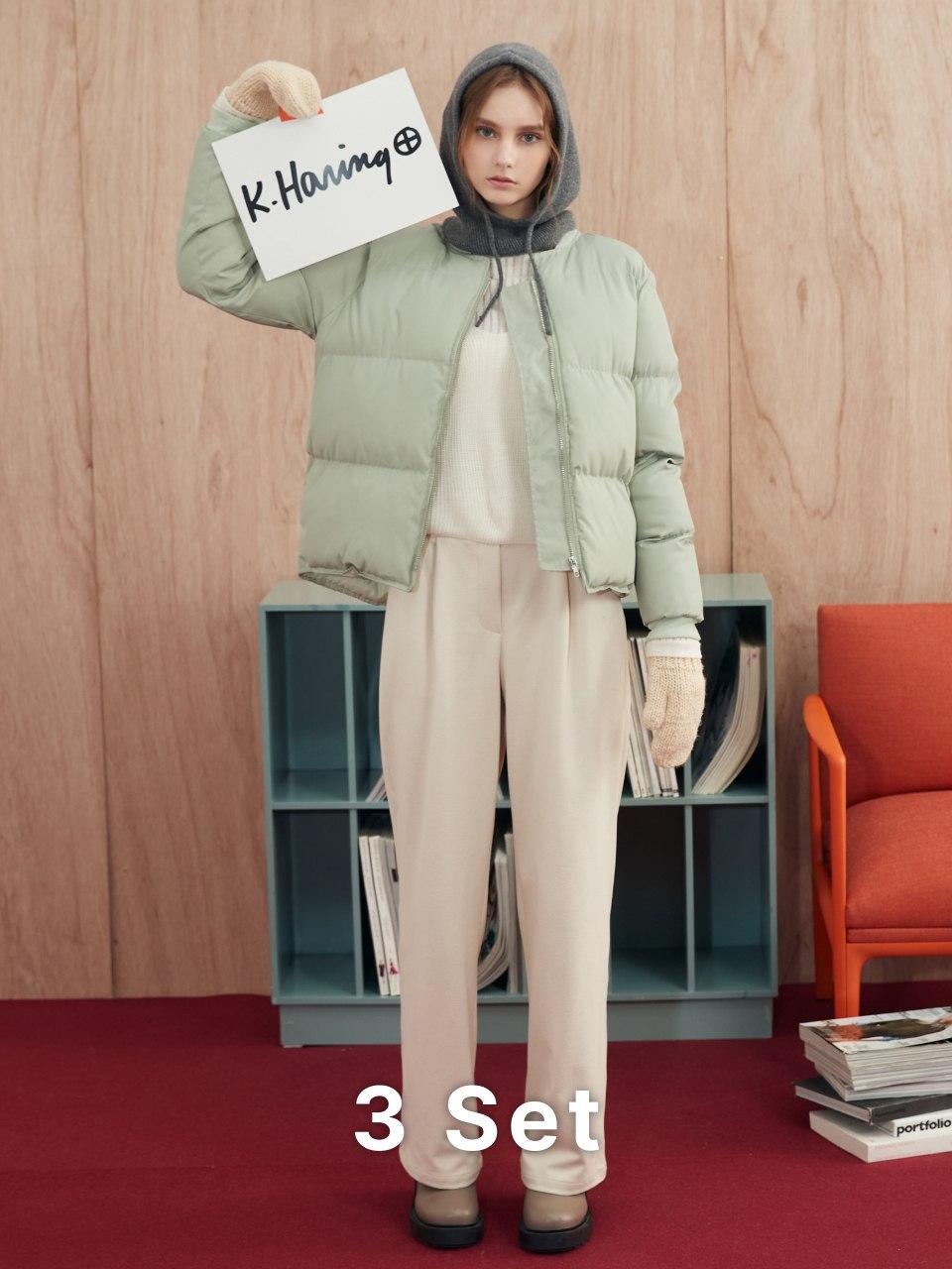 24FW 키스해링 기모 겨울팬츠 3종 (여성)