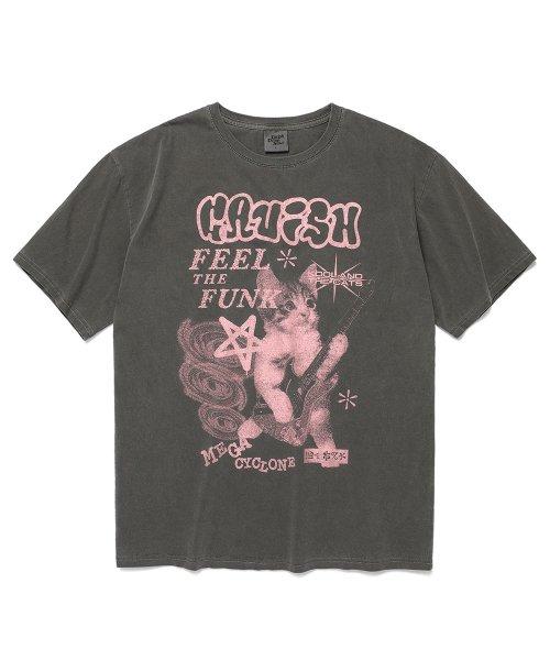 MEGA CYCLONE PIGMENT SS TEE CHARCOAL(CV2DMUT524A)