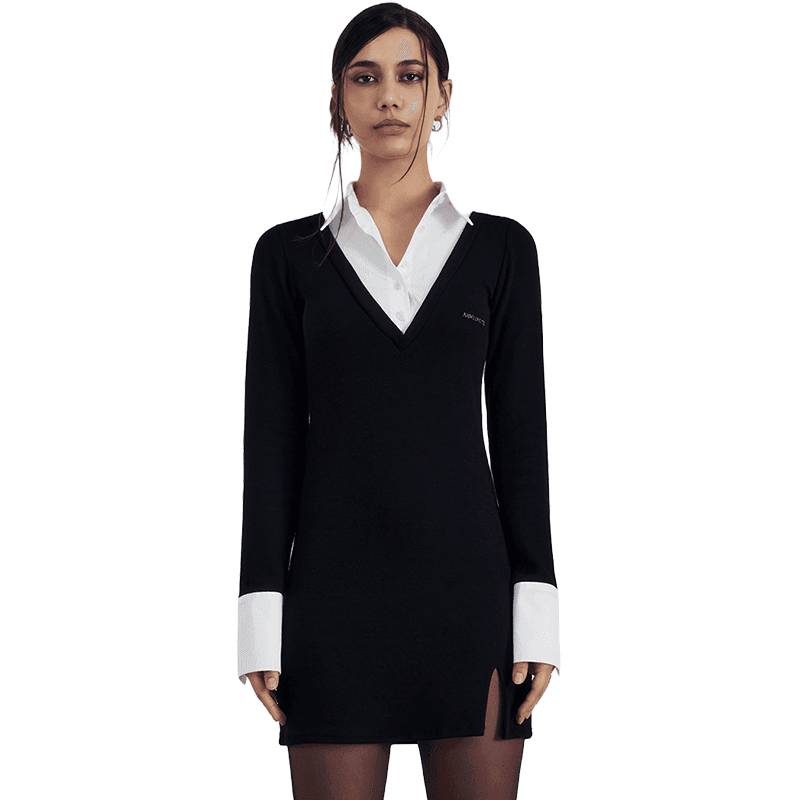 [AFEWMINUTES] (4th order) Basic pearl shirt dress / 베이직 펄 셔츠드레스