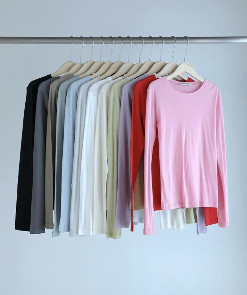 [Cestlavie] 세라비 에그티 베이직 라운드 이너 티셔츠 (12color)2개이상구매시추가할인