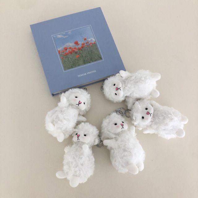 소량입고 1+1할인중 하얗고 귀여운 양 인형 키링