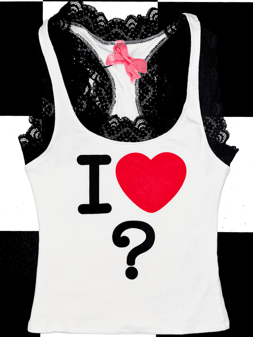 I HEART LACE CAMI