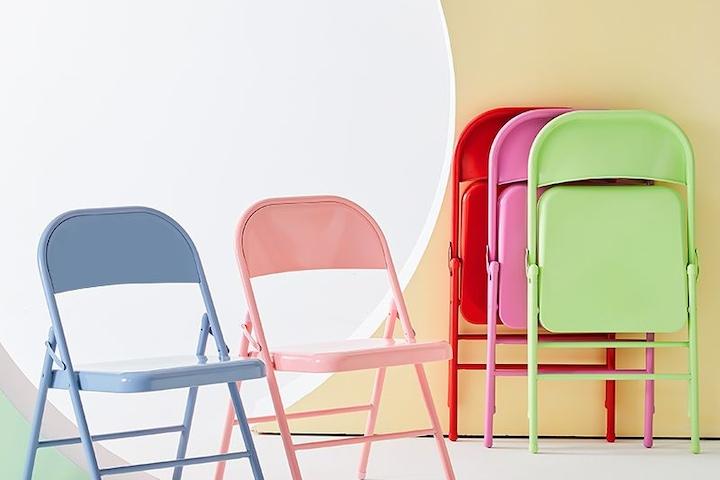 [해외] 감성 모던 마카롱 접이식의자 카페 식탁 인테리어 의자 9colors