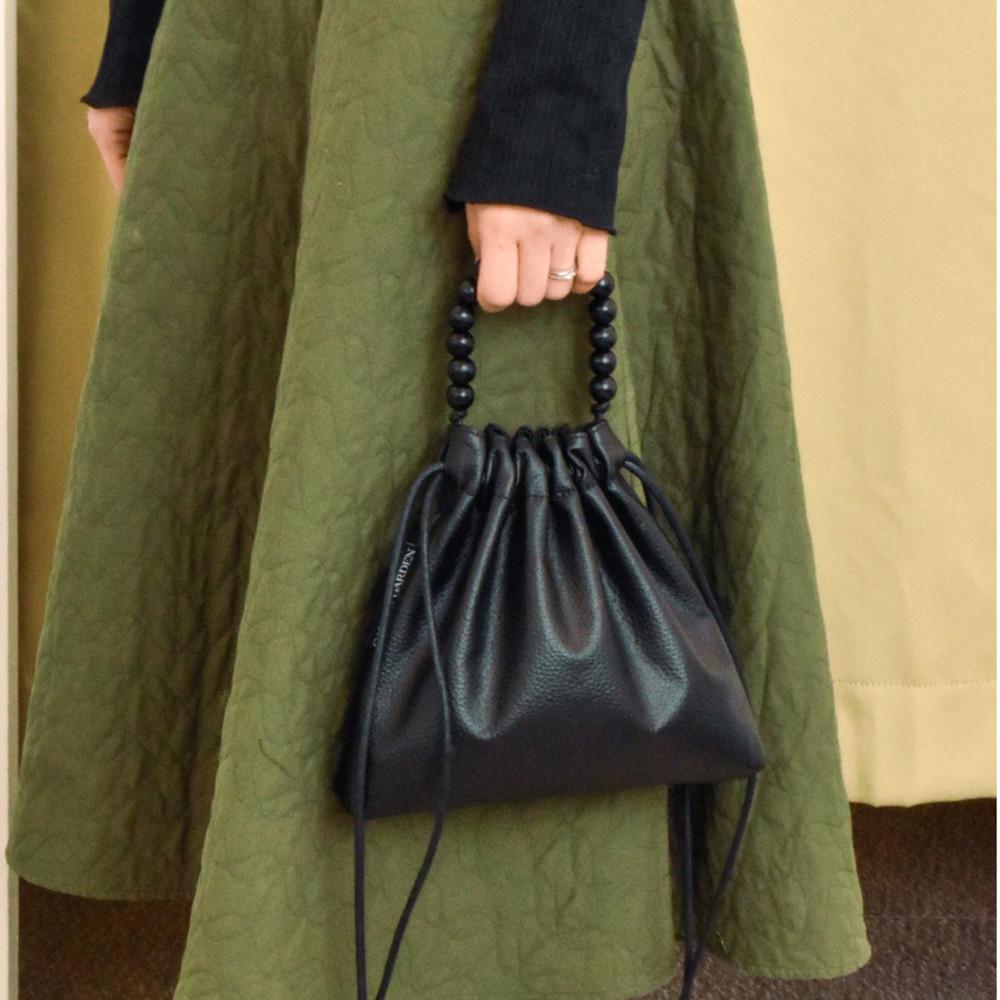 닥나무가죽 구슬 복조리 - 크로스백 숄더백 미니 여자 가벼운 비건 가방 토트백 업사이클링