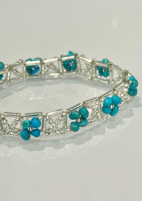 Turquoise& Beads Bracelet