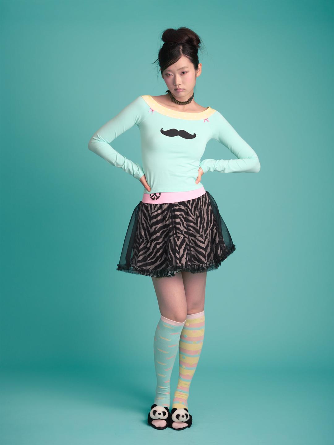 Zebra Peace Tulle Skirt