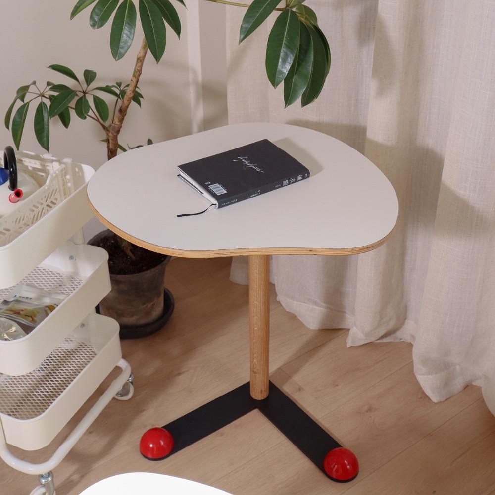 비정형 미니 사이드 테이블 나무 원목 귀여운 소파옆 홈 인테리어