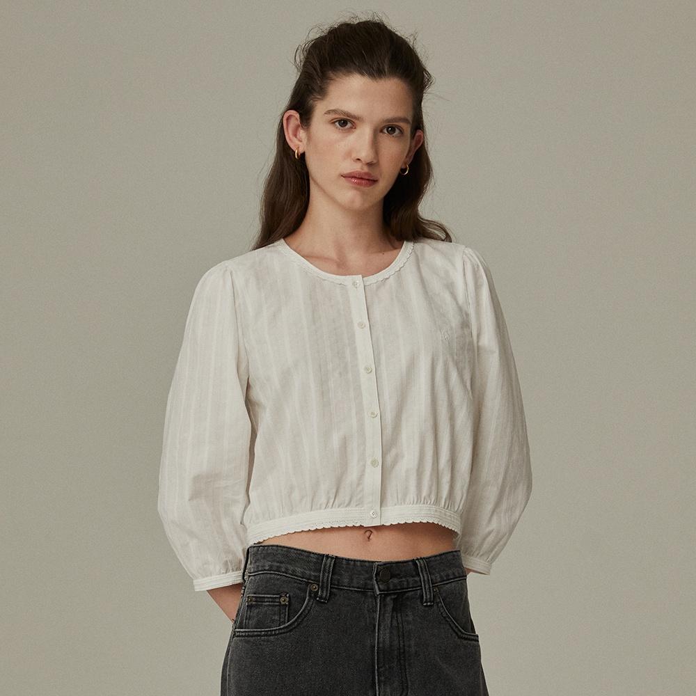 SAGE BLOUSE (WHITE)