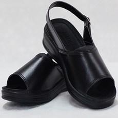 미르제화 미르흑색샌들 - 뛰어난 쿠션감 항균작용 특허깔창 (때낌방지)