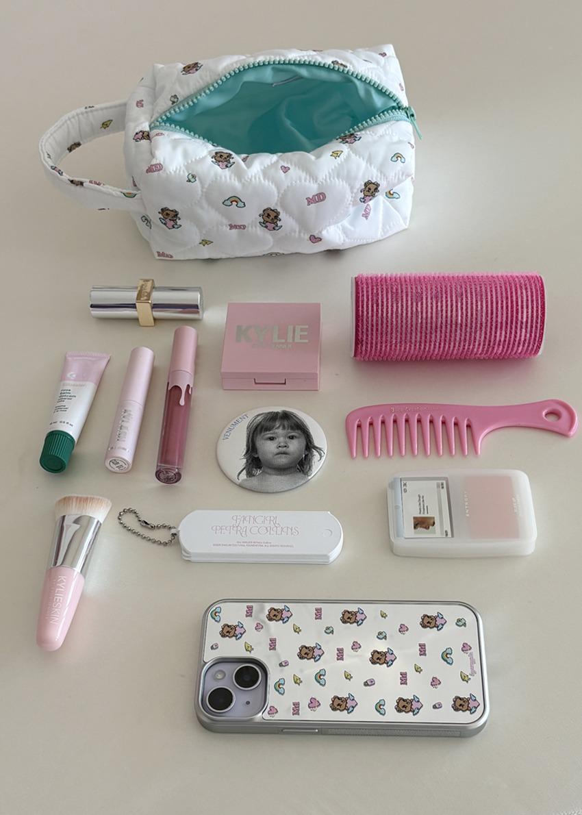 LL Cosmetic case bag White