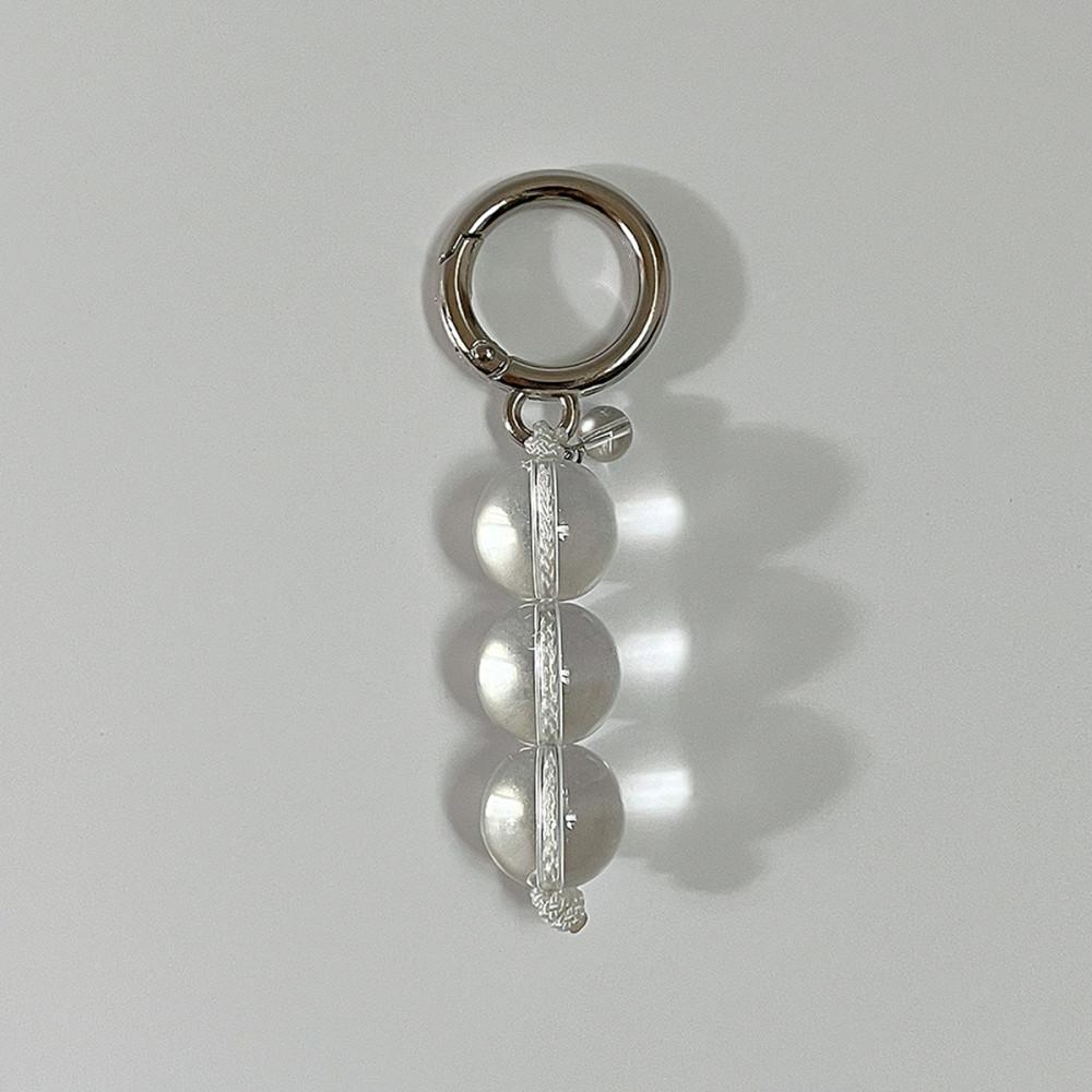 [OF/K] Three Clear Quartz Keyring