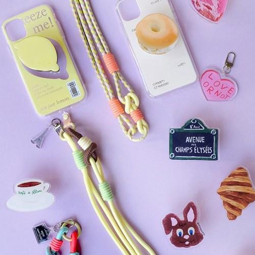 [Shoulder Strap해프닝4종] 핸드폰 로프 숄더 스트랩 폰스트랩