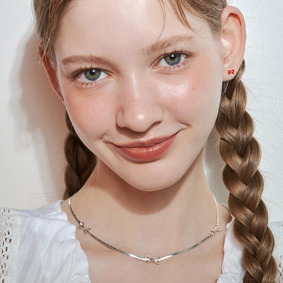 snake ribbon necklace