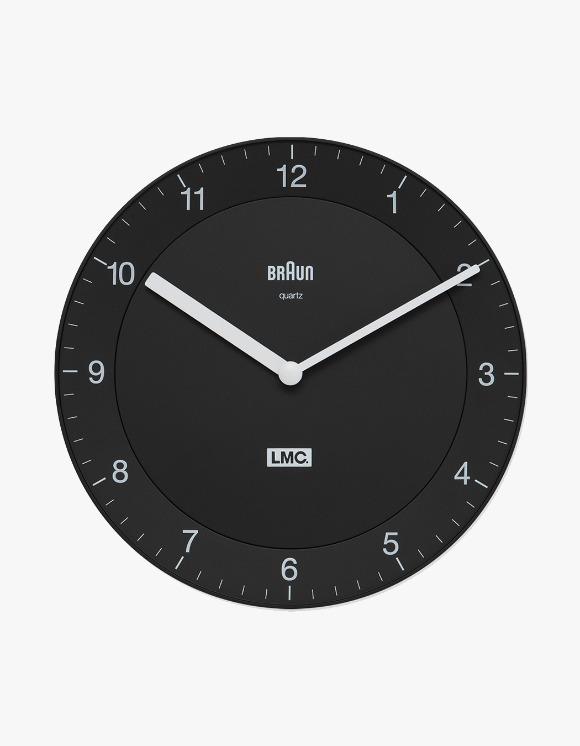 LMC X BRAUN WALL CLOCK (BC06) black