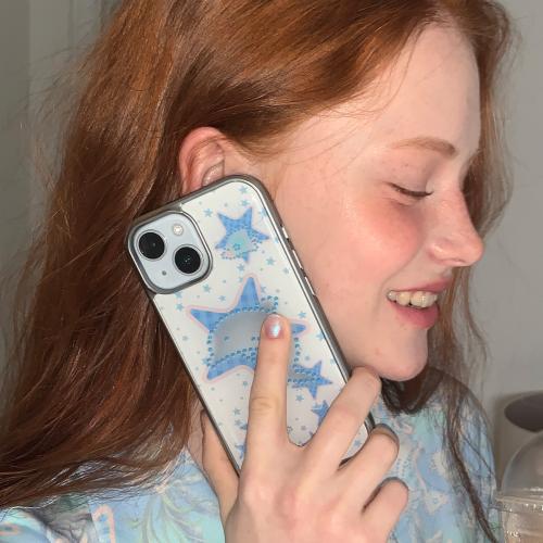 Star Dolphin (silver epoxy) 휴대폰케이스