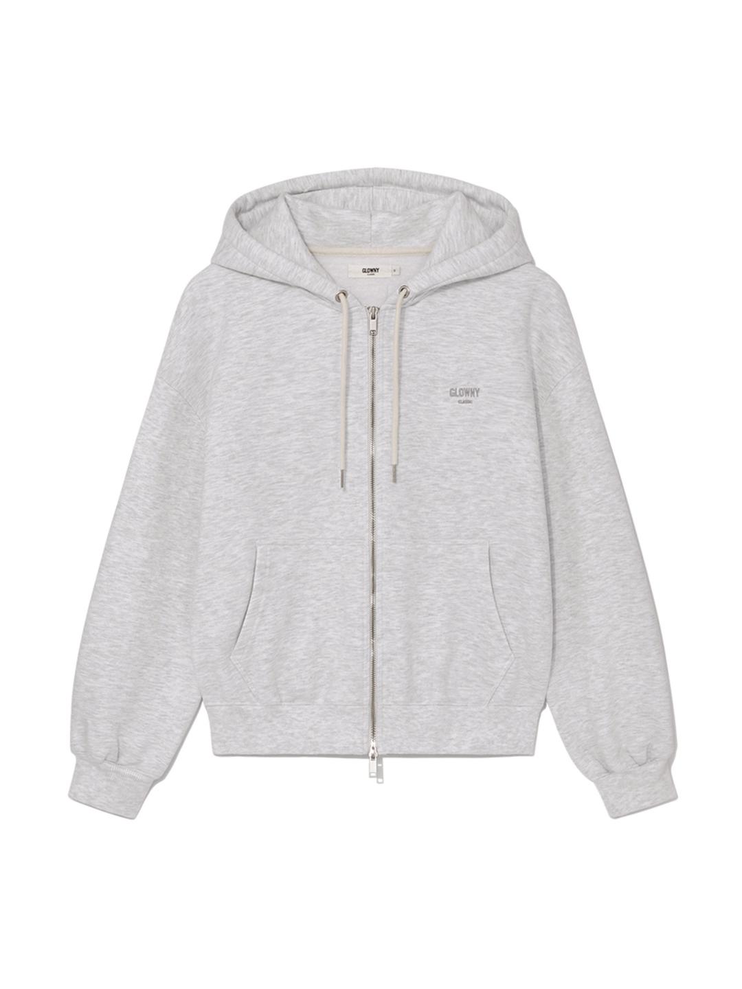 G BOXY ZIP UP (GRAY)