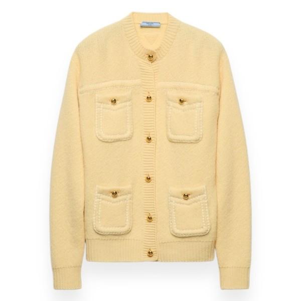 Prad* Multi-pocket cashmere cardigan