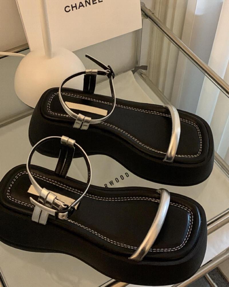 나르 키치 플랫폼 샌들