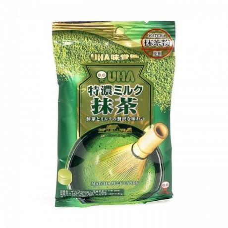 UHA 토쿠노 밀크마차 캔디 81g 녹차사탕 카수가이
