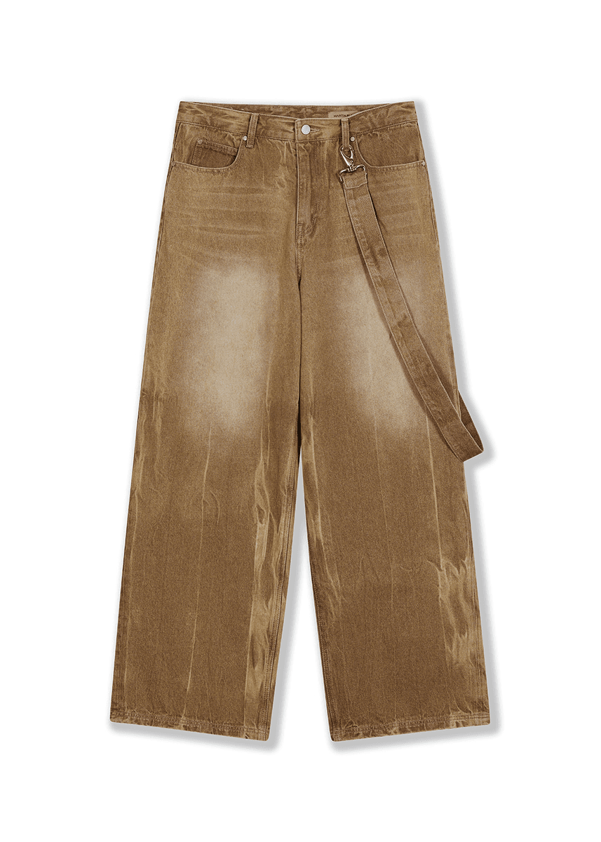 Billowy Gradation Denim - BROWN