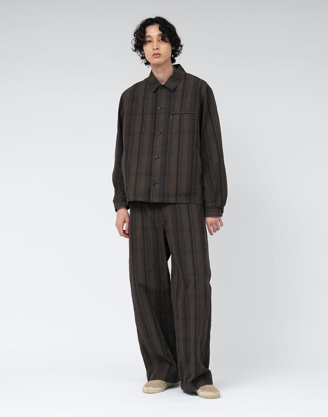 Plaid Dock Pants (Brown)