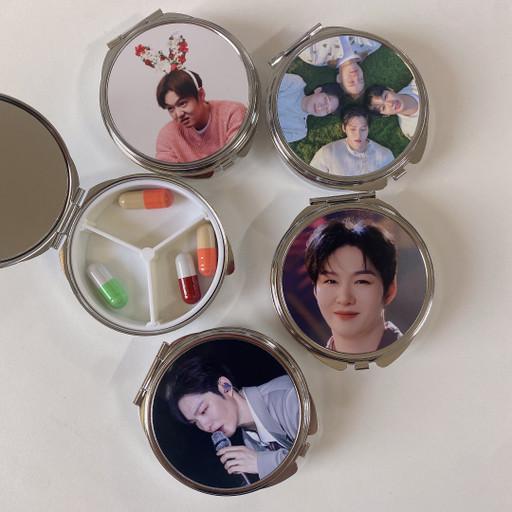 아이돌 팬굿즈 커스텀 거울 다용도 틴케이스