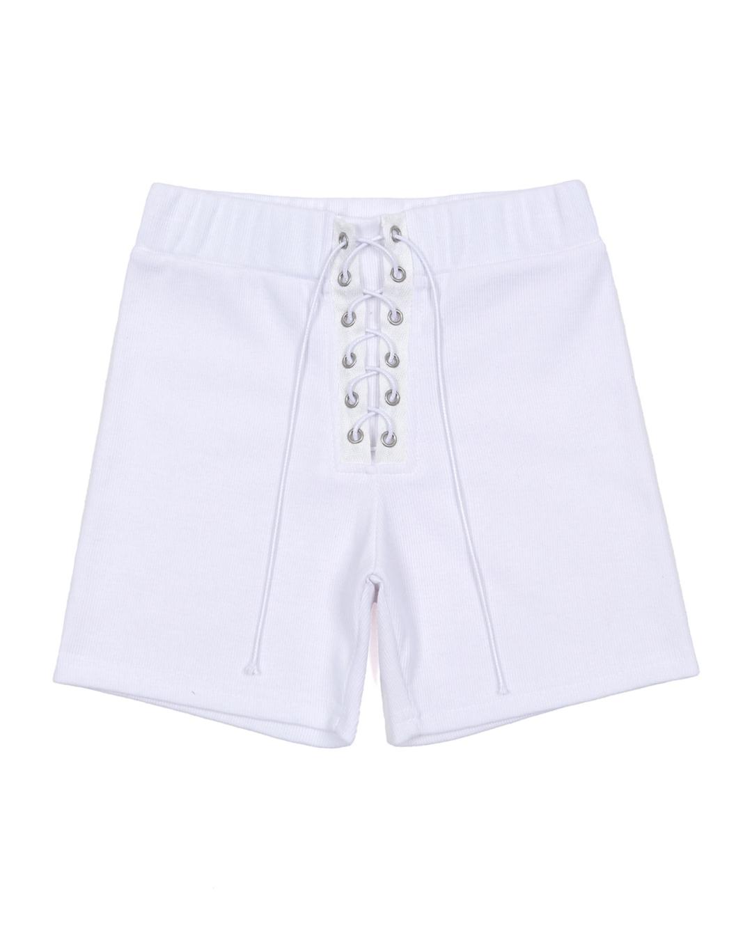 Tension half pants (ivory)