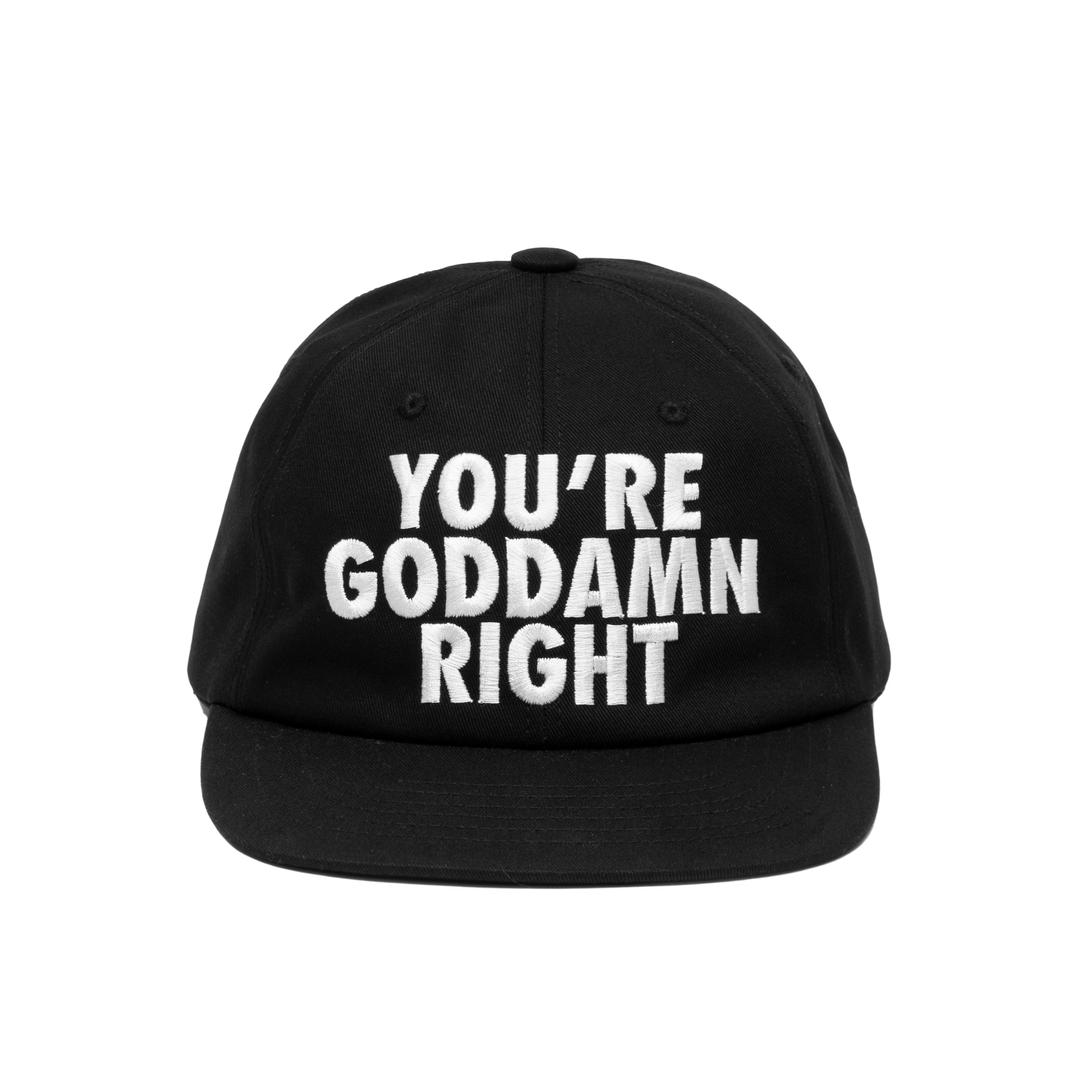 GODDAMN CAMP CAP BLACK