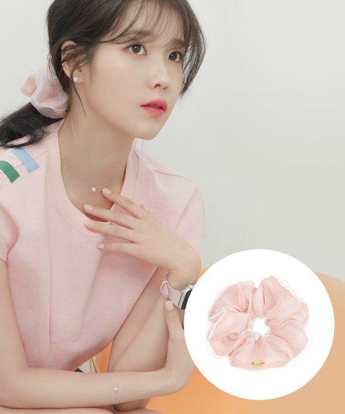 LALA J 헤어 스크런치 - 베이비 핑크 (JALJHS2BF821FA000)