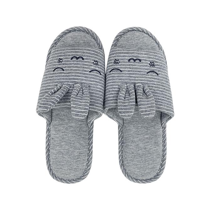 하라홈 스트라이프 슬리핑 레빗 거실화