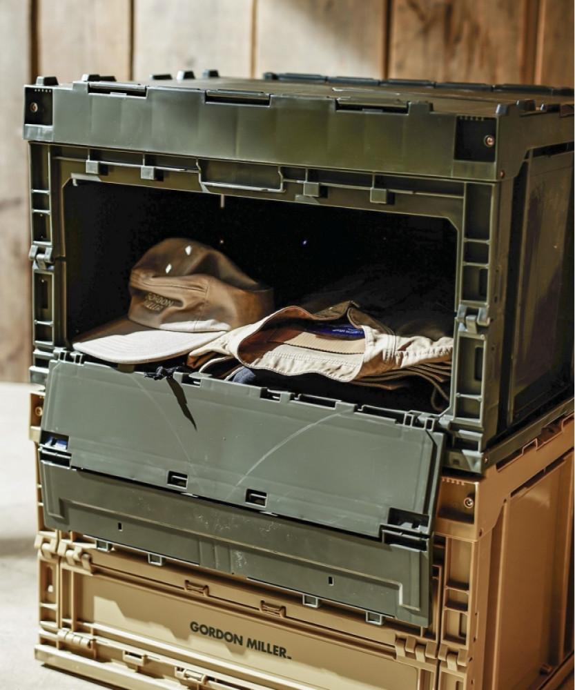 고든밀러 폴딩 컨테이너 랙 50L 올리브/베이지