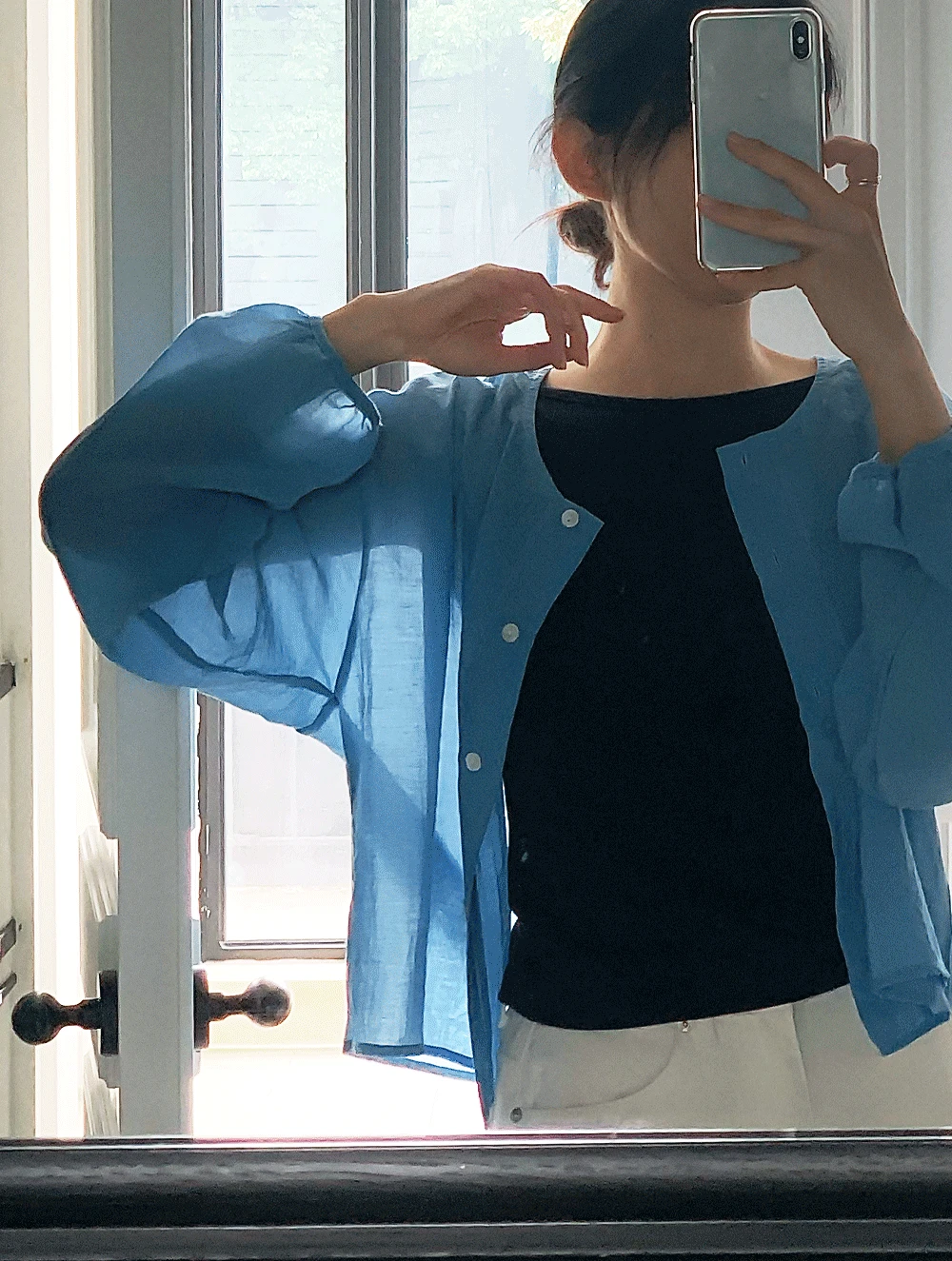 Airy round jacket(여름 아우터)<font style="font-size:0px