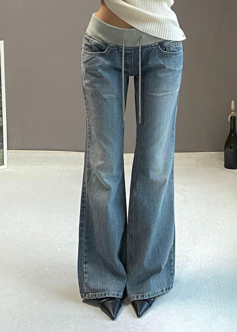 비츠앤밥스 **주문폭주 VINTAGE LOW BANDING PANTS