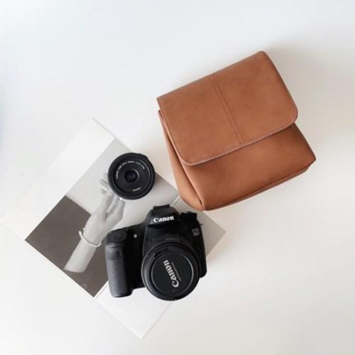 브라운 카메라 파우치 가방 케이스 후지 소니 캐논 필름카메라 DSLR