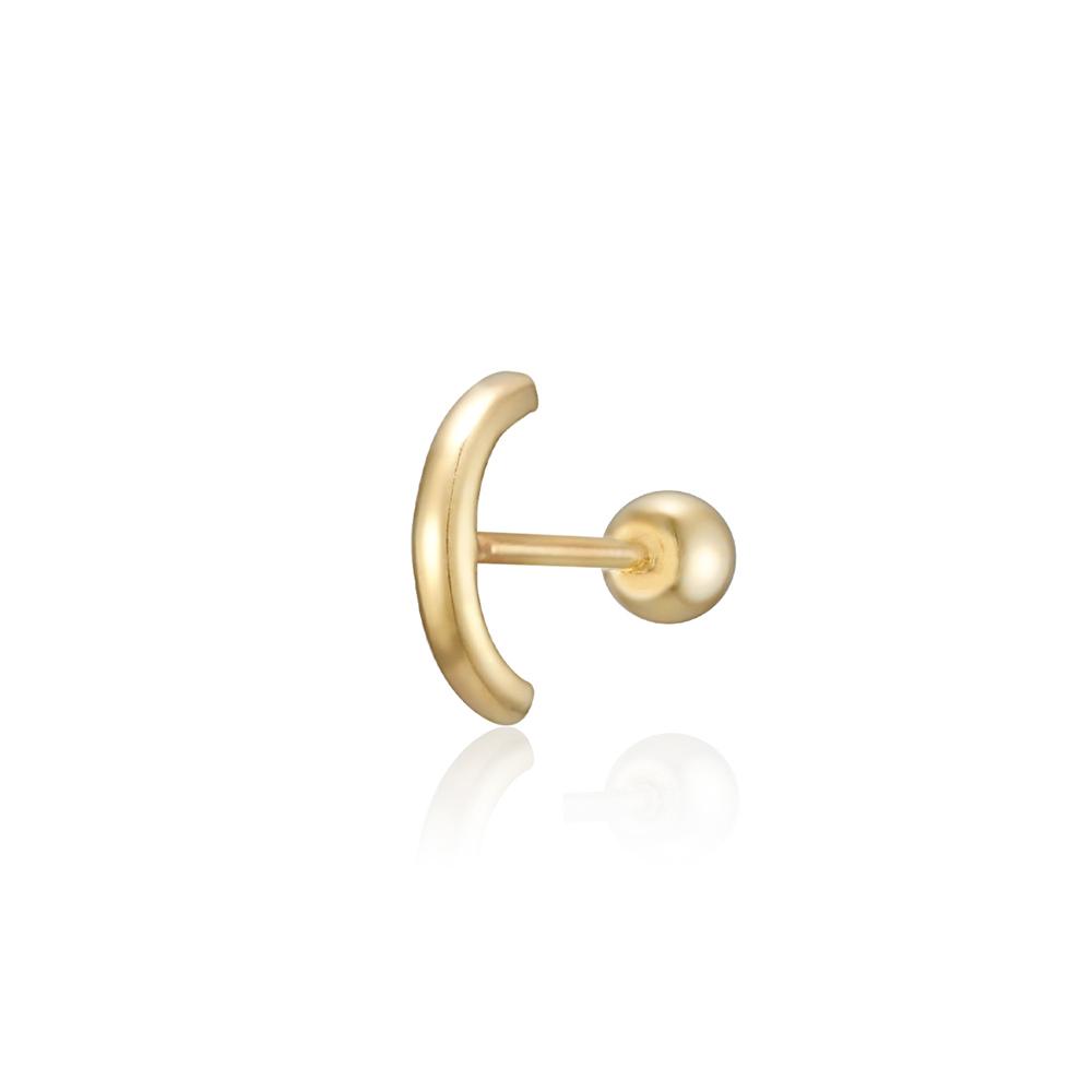 14k 크레센트 문 피어싱 (14k골드) #LCPI01