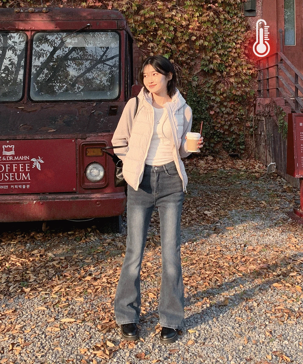 [~2XL/숏,기본,롱] 6컬러 기모 부츠컷 데님 팬츠