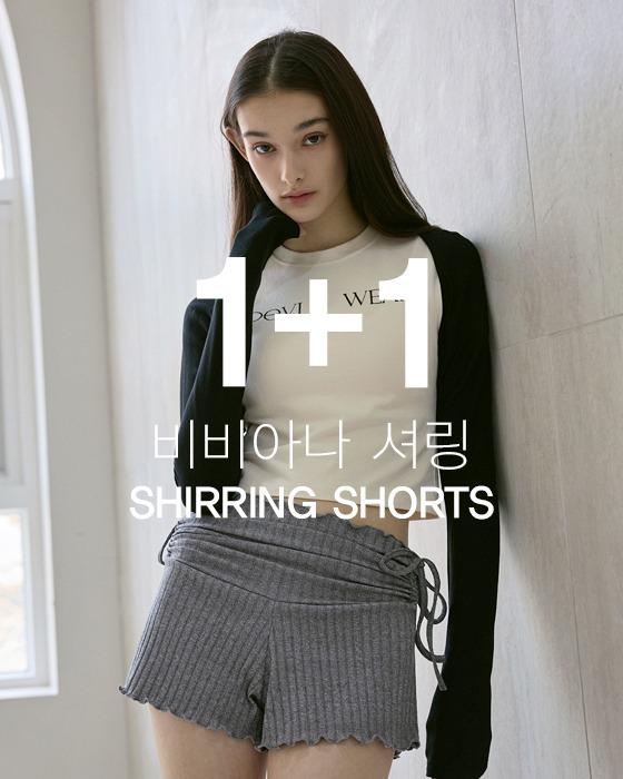 [1+1] 비비아나 셔링 쇼츠DEVI-B0088 + DEVI-B0088
