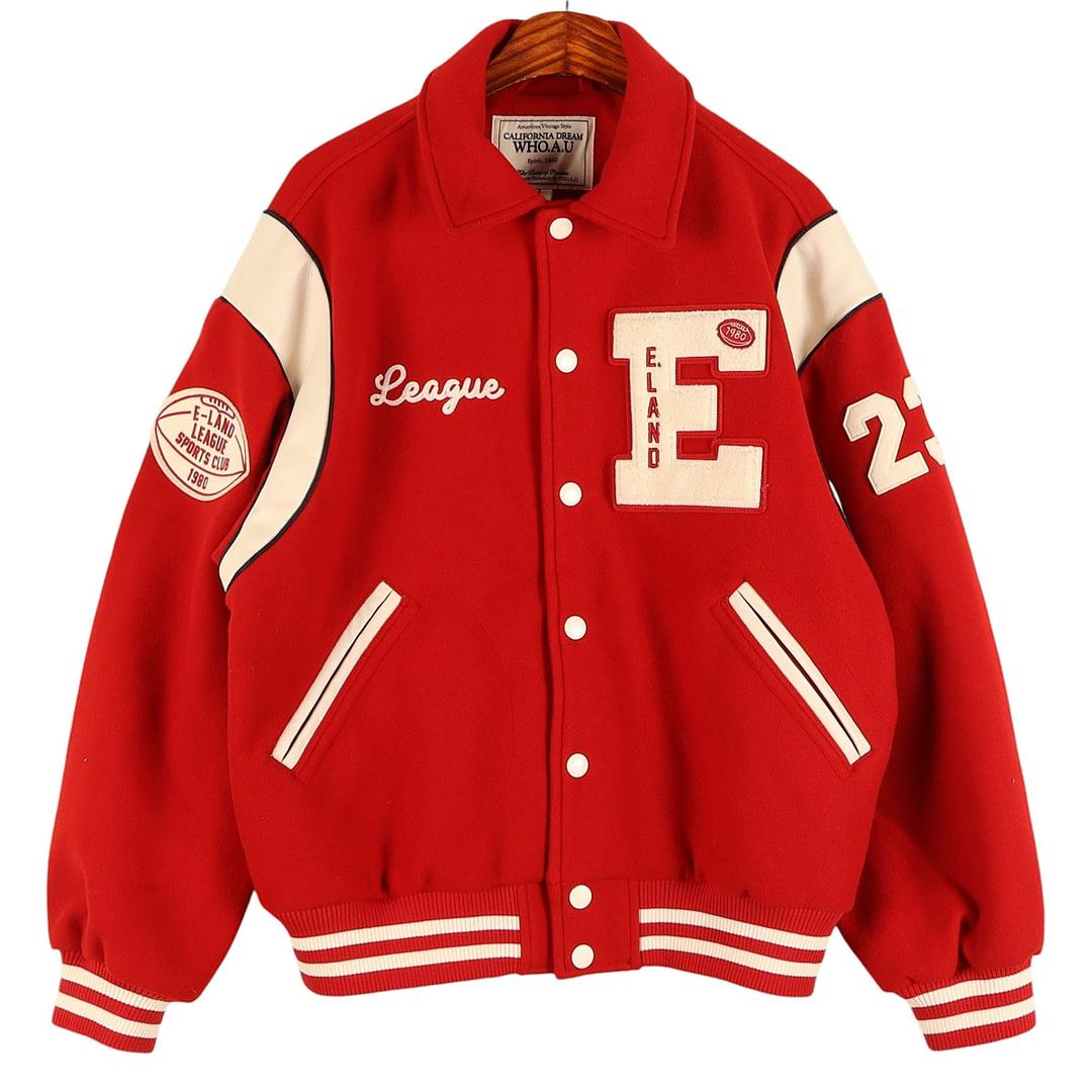 후아유 WHO A U 바시티 자켓 L