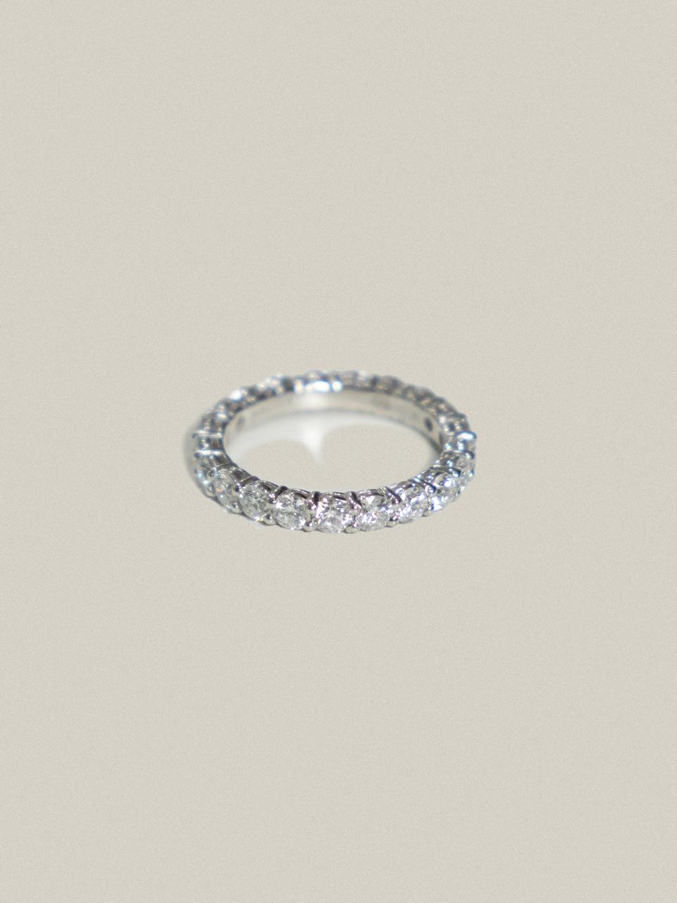 Moissanite Eternity Ring 3mm