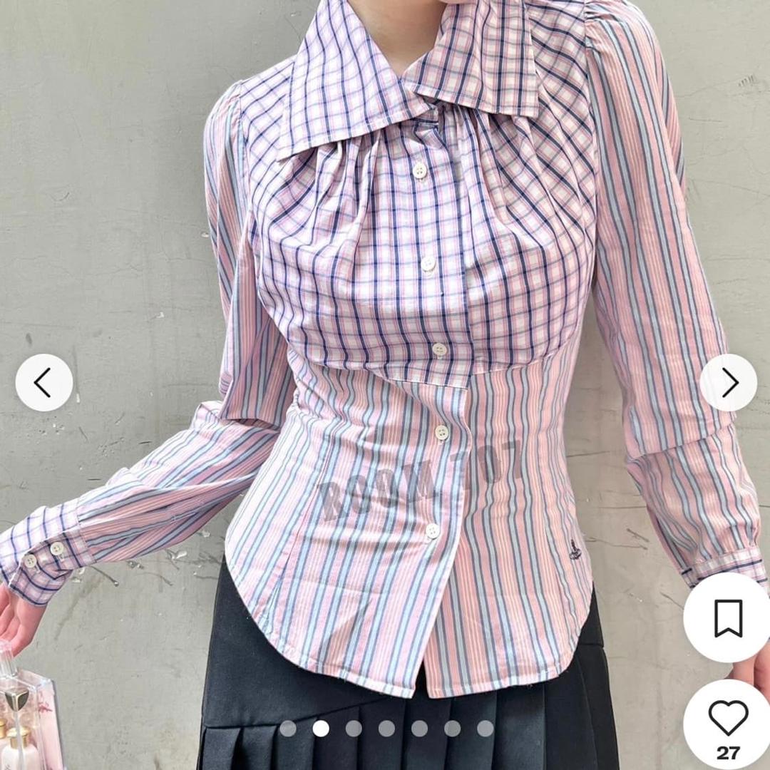 비비안웨스트우드 멀티 패턴 블라우스 셔츠 | 후루츠패밀리