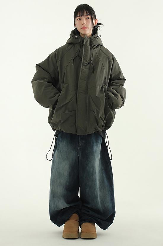 oversize track hood jumper (unisex)