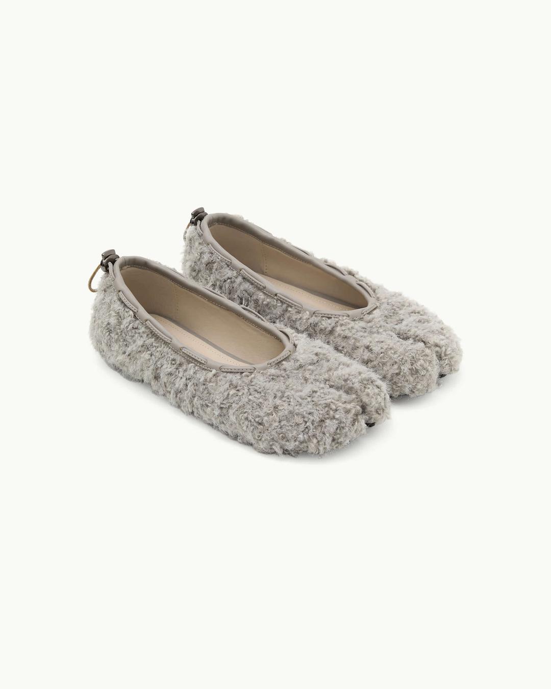 Teddy String Flat / Gray