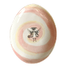 Pink swirling dish