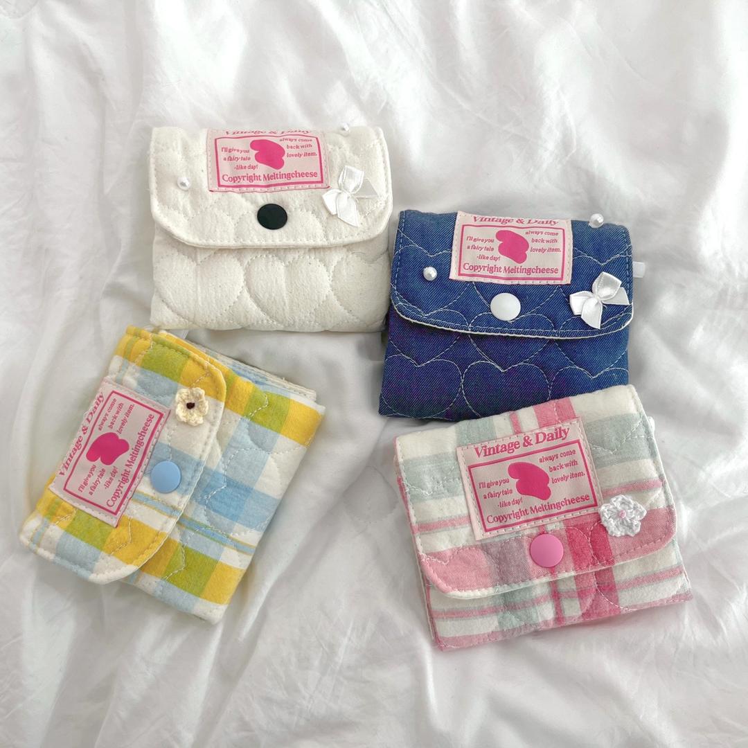 멜팅치즈 하트통통 카드지갑 명함지갑 동전지갑 반지갑