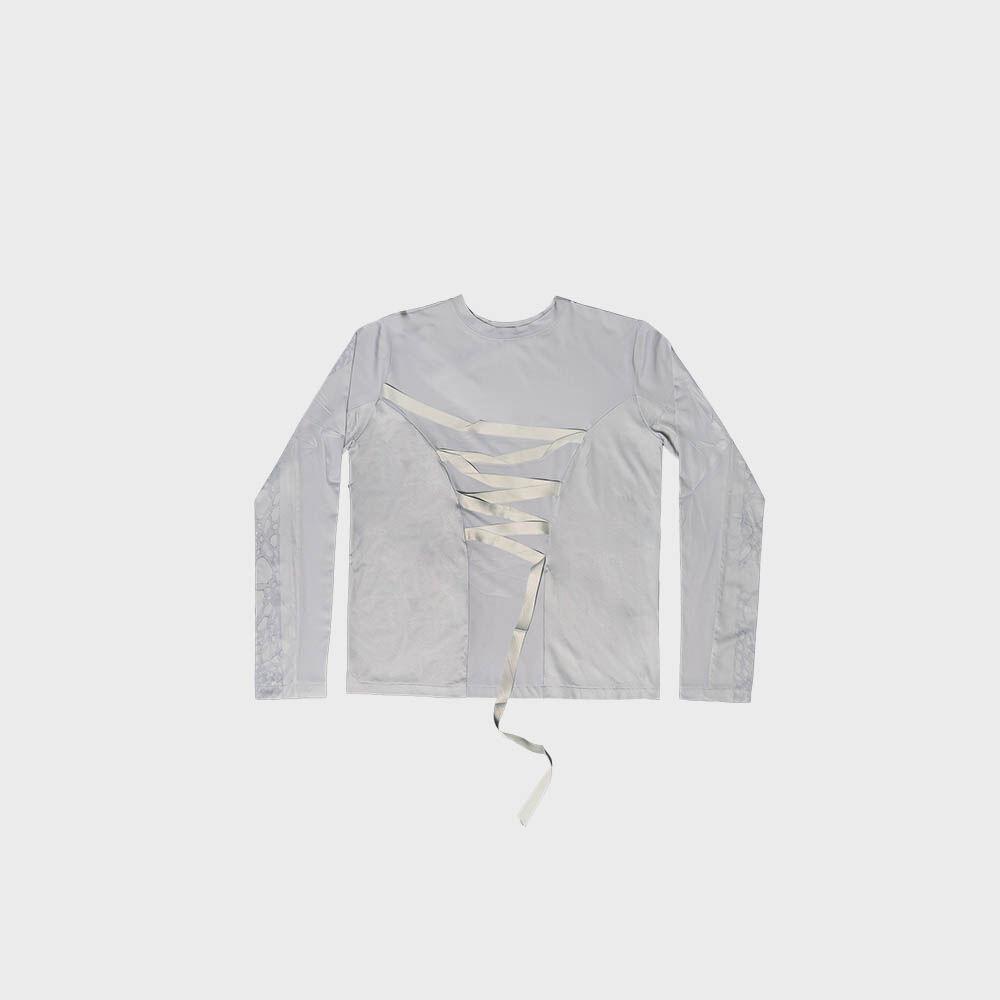 Backward Printed Sleeve / Cool Grey