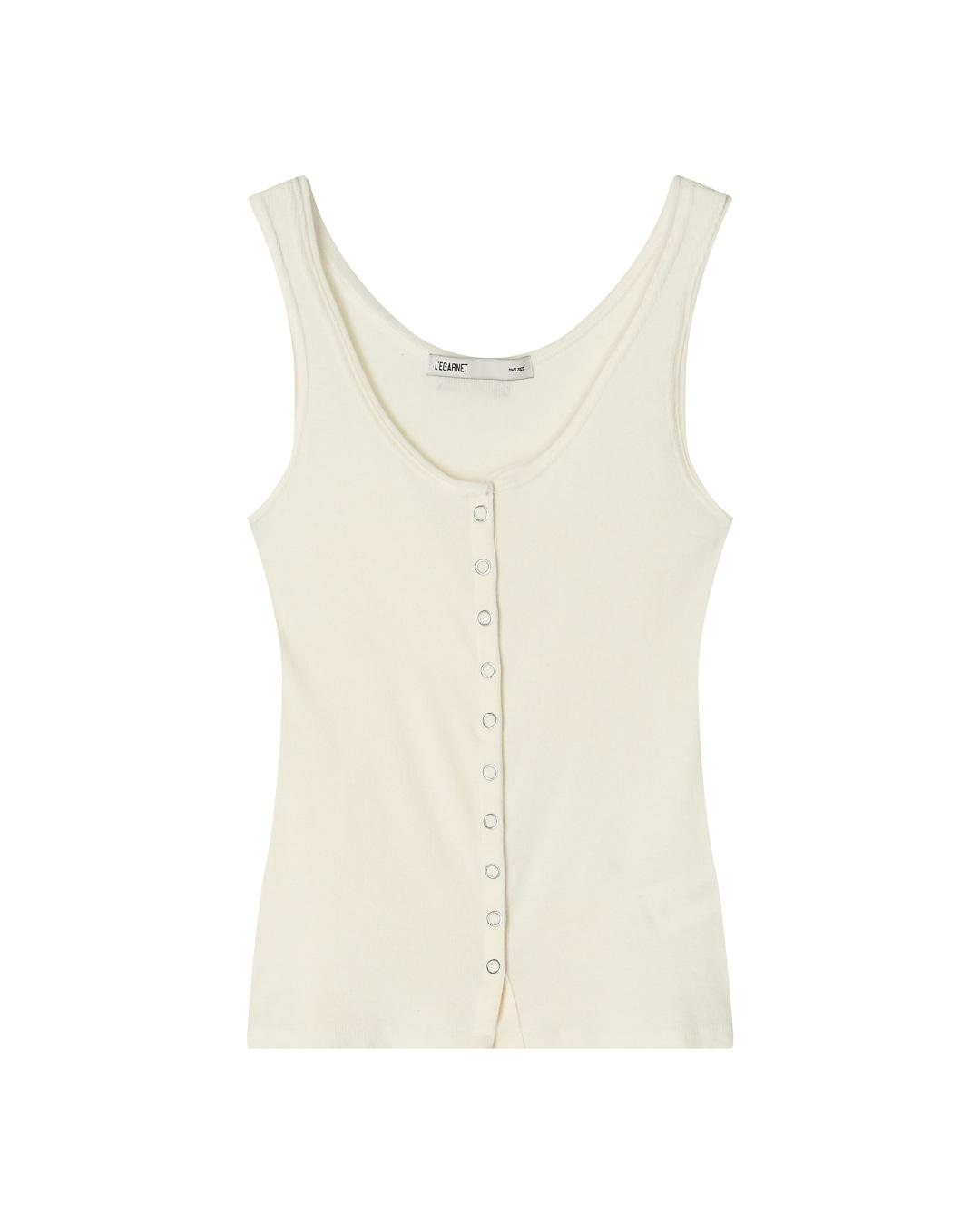 MUTE LAYERED SLEEVELESS _CREAM