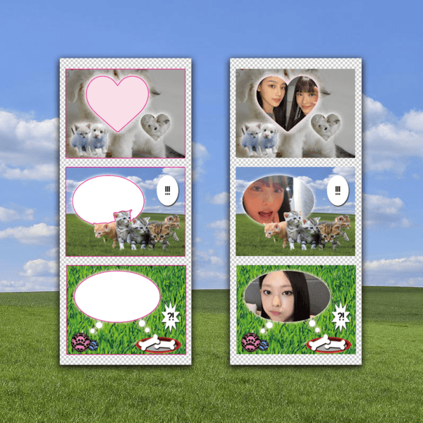 러브파이 | 키티퍼피 프레임 ver2 스티커