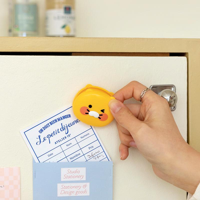 춘식이 카카오프렌즈 페이스 마그넷 클립